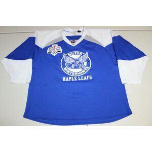 Hockey AA Milton Winterhawks Tsokov #14 Jersey Large Blue Kobe Patch Scotiabank